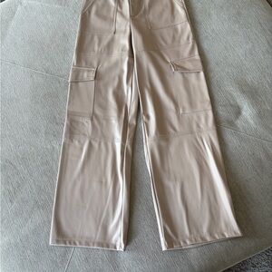 Forever 21 Tan Wide Leg Cargo Trouser